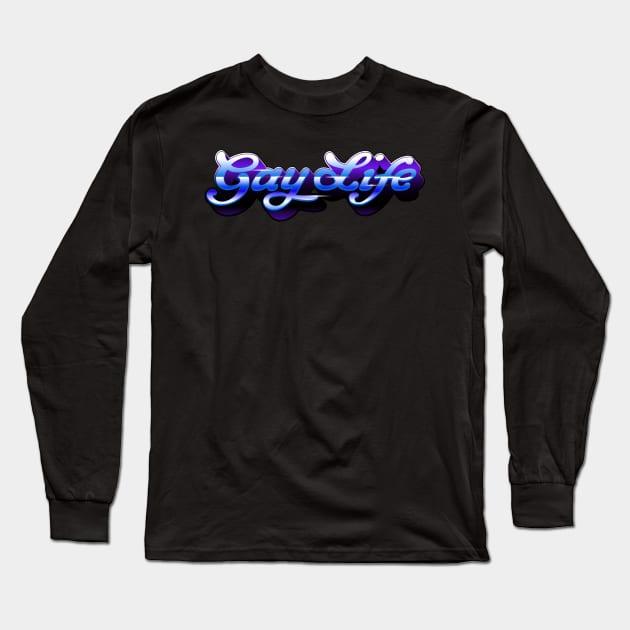 Gay Life Long Sleeve T-Shirt by mattbaume